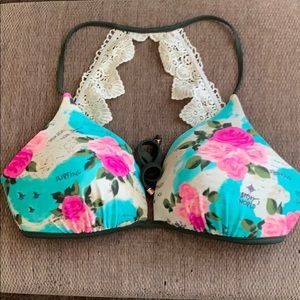 Betsey Johnson halter bikini top